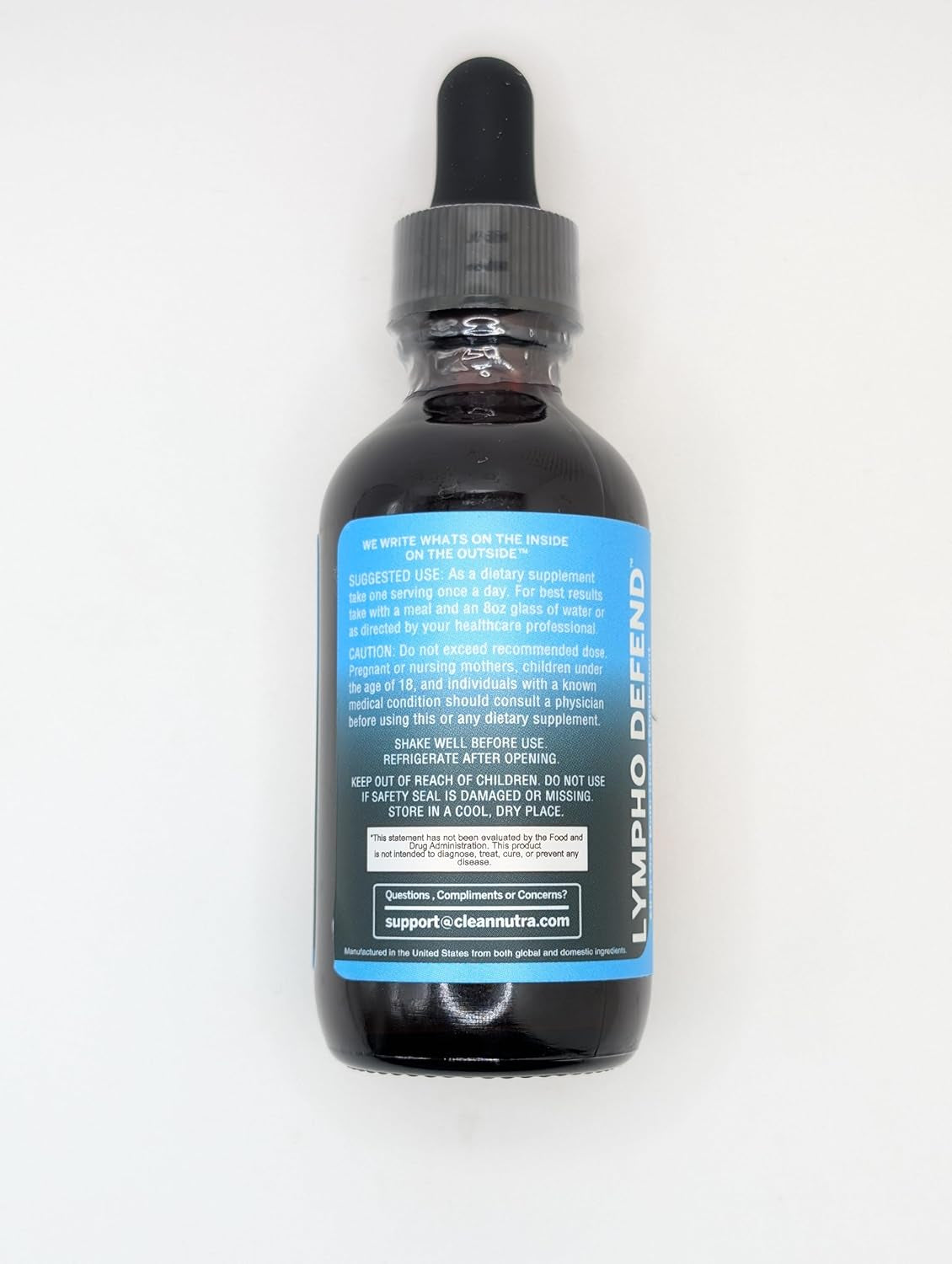 Organic Lymphatic Drainage Supplement | Lymphatic Support Drops | Burdock Root Echinacea Elderberry Dandelion Astragalus Milk Thistle Sea Moss Red Clover Cleanse Marigold Drop by Clean Nutra