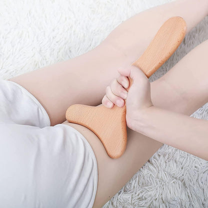 Wood Therapy Massage Tool Wooden Lymphatic Drainage Massager Body Sculpting Tools for Maderoterapy,Gua Sha,Muscle Release-11 * 6Inches