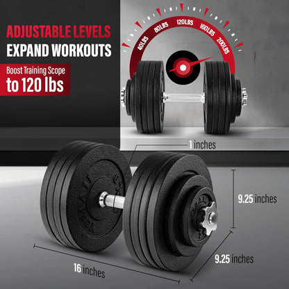 Dumbbell Adjustable - 200Lbs
