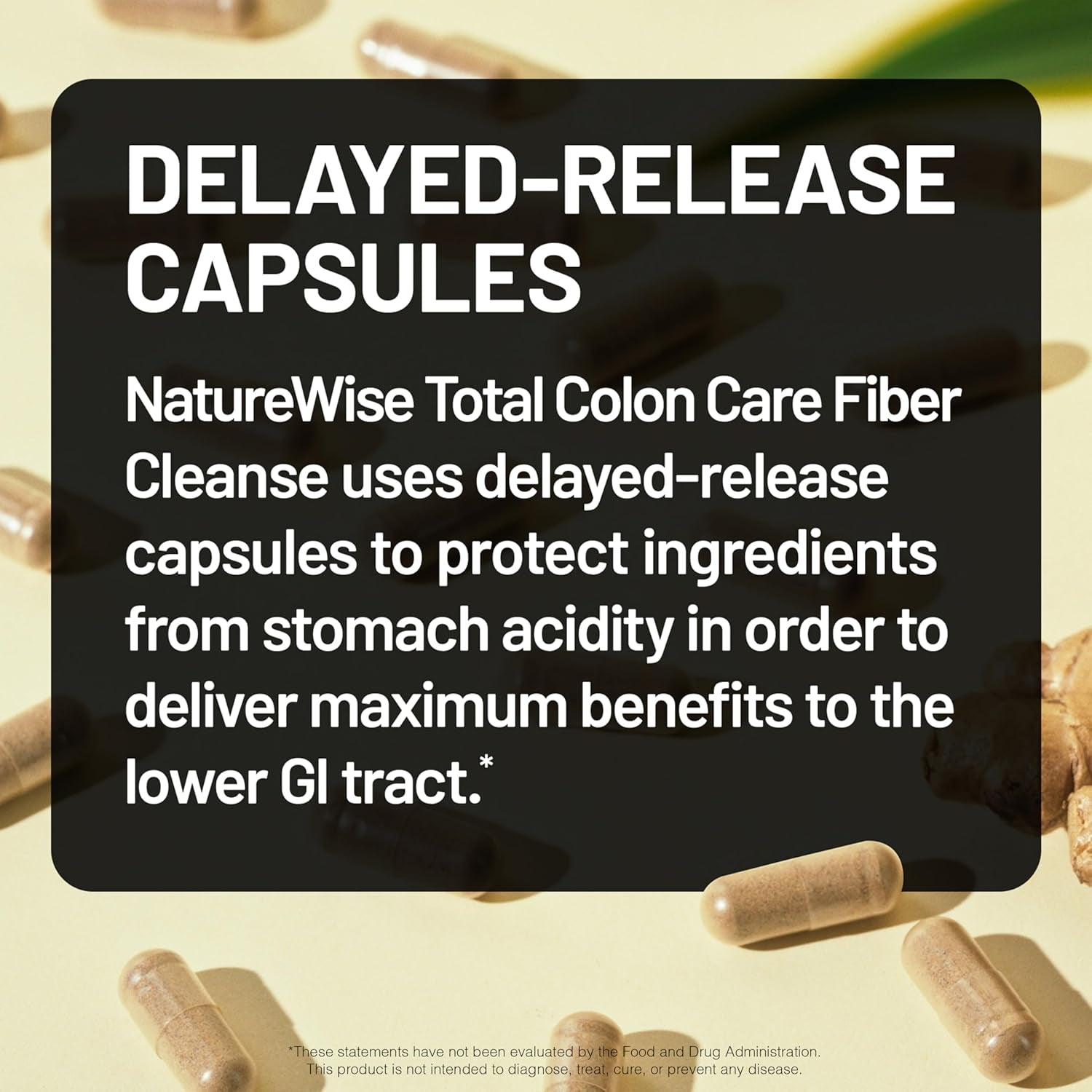 Total Colon Care Fiber Cleanse - Natural Laxative Blend - Herbal Laxatives, Prebiotics, & Enzymes for Regularity, Digestion, Weight & Gut Health - Non-Gmo - 60 Capsules[30-Day Supply]