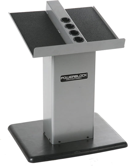 Large Column Stand, Dumbbell Rack & Weight Rack,Silver/Black