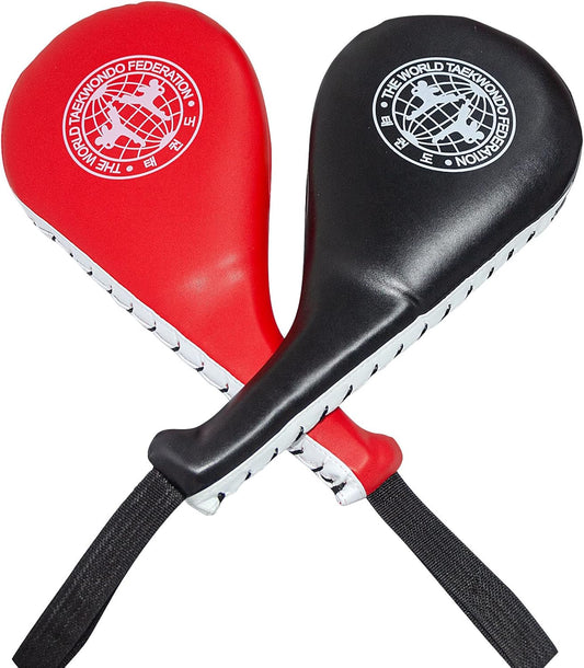 2 Pack Taekwondo Kick Pads, Double Strike Boxing Pads, Striking Karate Martial Arts Training Target Pad, Karate Kicking Target for Kids Youth Adult