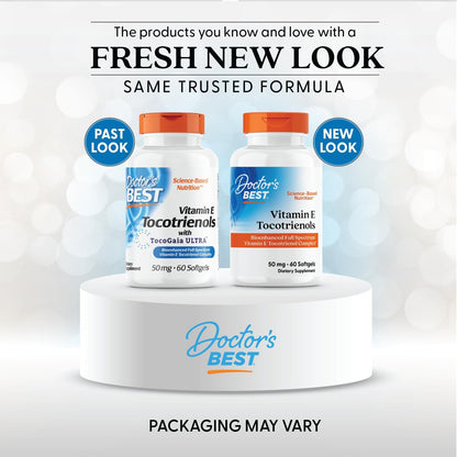 Vitamin E Tocotrienols Contains Tocogaia ULTRA™ Bioenhanced Full Spectrum Vitamin E Complex, 60 Count