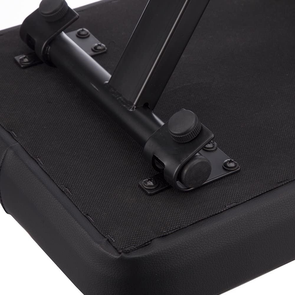 KB100 Adjustable Padded Keyboard Bench, X-Style, Black