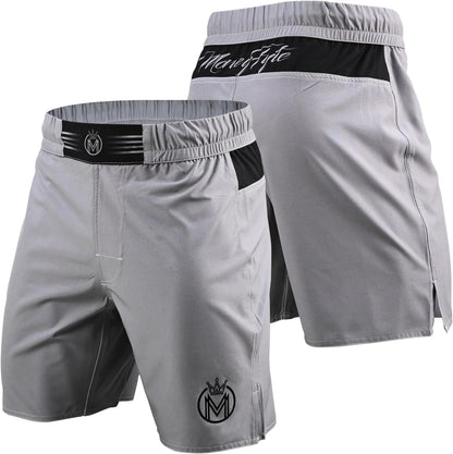 MMA Shorts & BJJ Shorts Men, UFC Grappling Fight Shorts for Boxing, Kickboxing, Muay Thai 7" Cross Training Workout