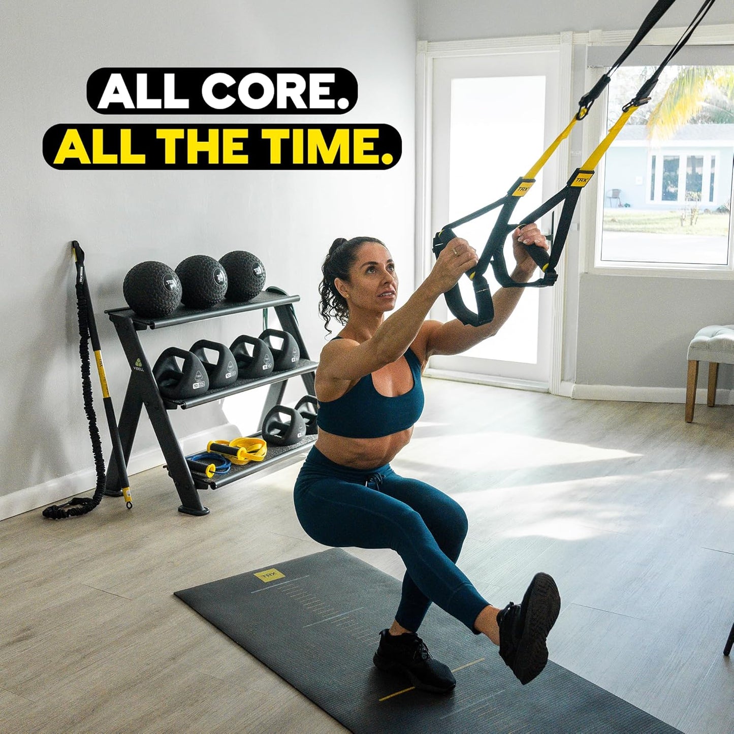 PRO3 Suspension Trainer System, Durable Design for Cross-Training, Weight Training, HIIT Training & Cardio, Includes 3 Anchor Solutions for Indoor & Outdoor Home Gyms