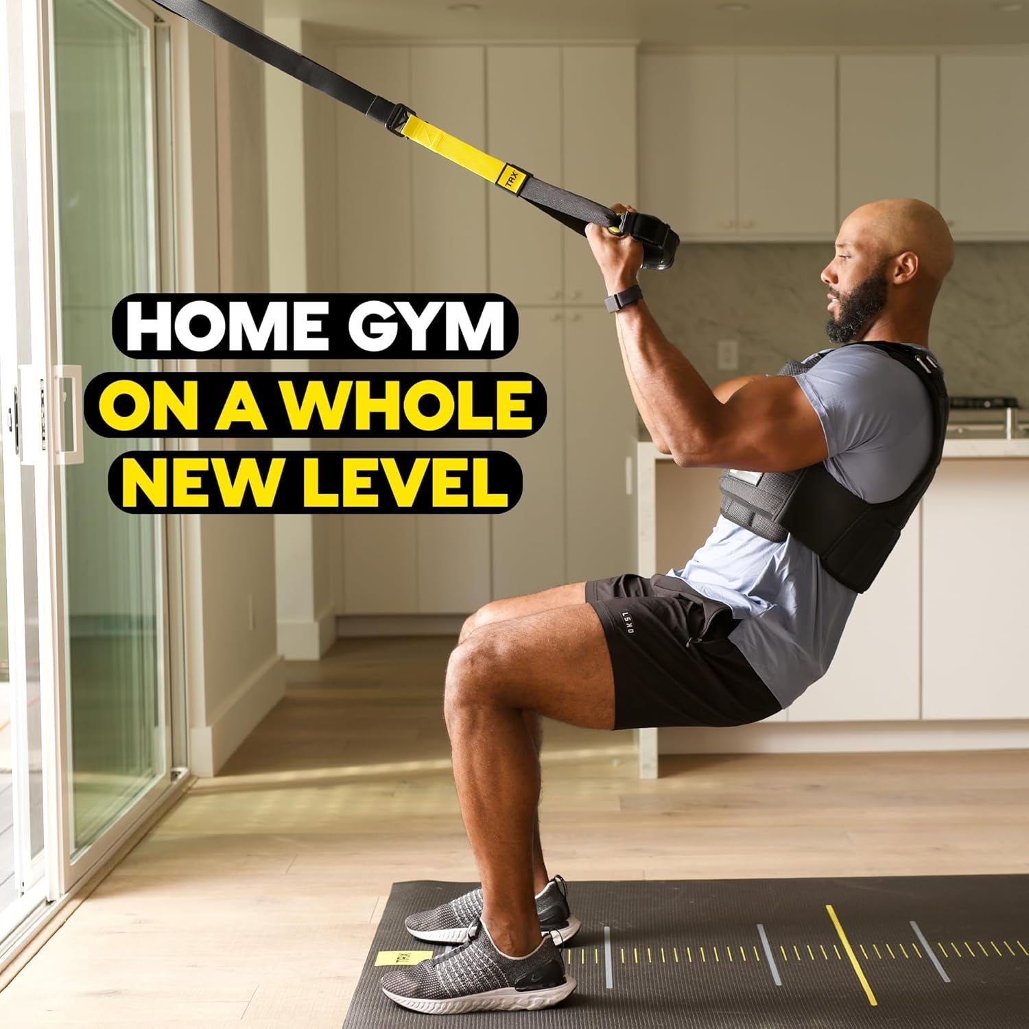 PRO3 Suspension Trainer System, Durable Design for Cross-Training, Weight Training, HIIT Training & Cardio, Includes 3 Anchor Solutions for Indoor & Outdoor Home Gyms