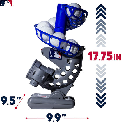 Electronic Baseball Pitching Machine - Automatic Youth Pitching Machine with (6) Plastic Baseballs Included -Youth Baseball Pitcher