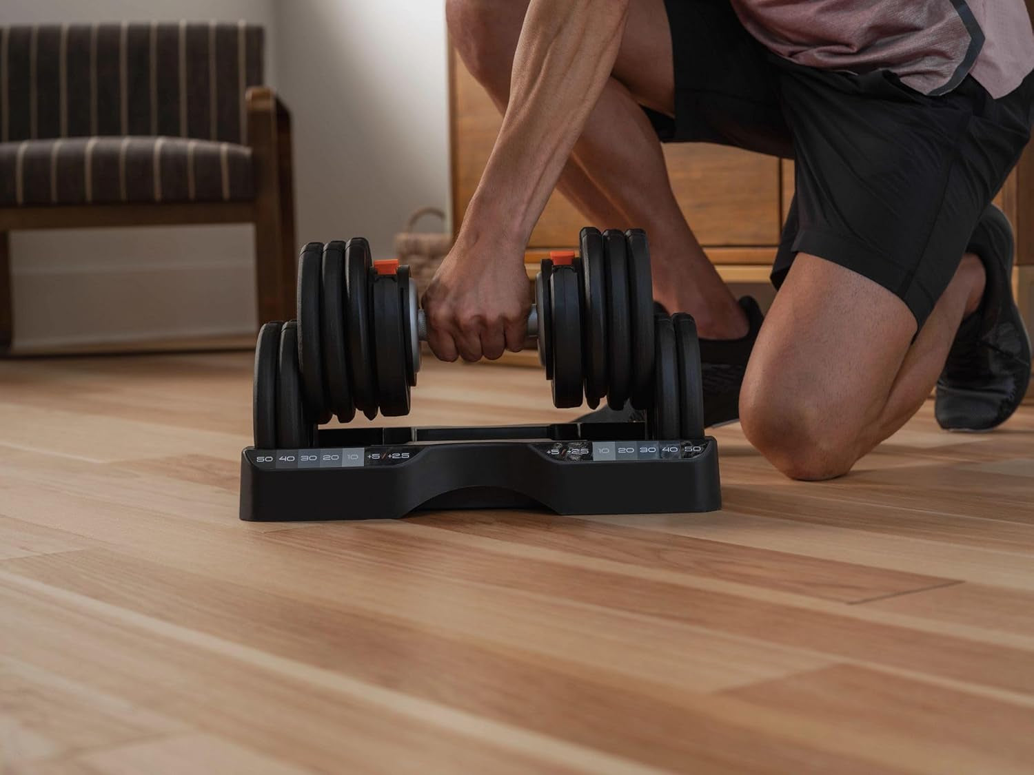 Select-A-Weight Adjustable Dumbbells