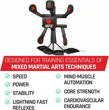 UFC Body Action System - Fully Adjustable Punching & Kicking Pads - Martial Arts Training: MMA, Boxing, Karate, Muay Thai & More!