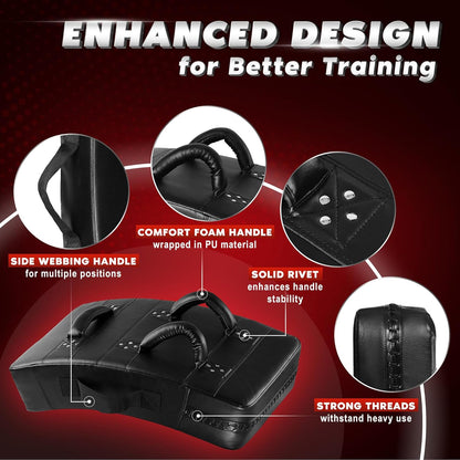 Blocking Pad, Solid Rivets & Durable Leather Shield Pads, American Football. Basketball Training Equipment, Football Blocking Pads - Ideal for Martial Arts, Contact Drills, Sparring, Karate