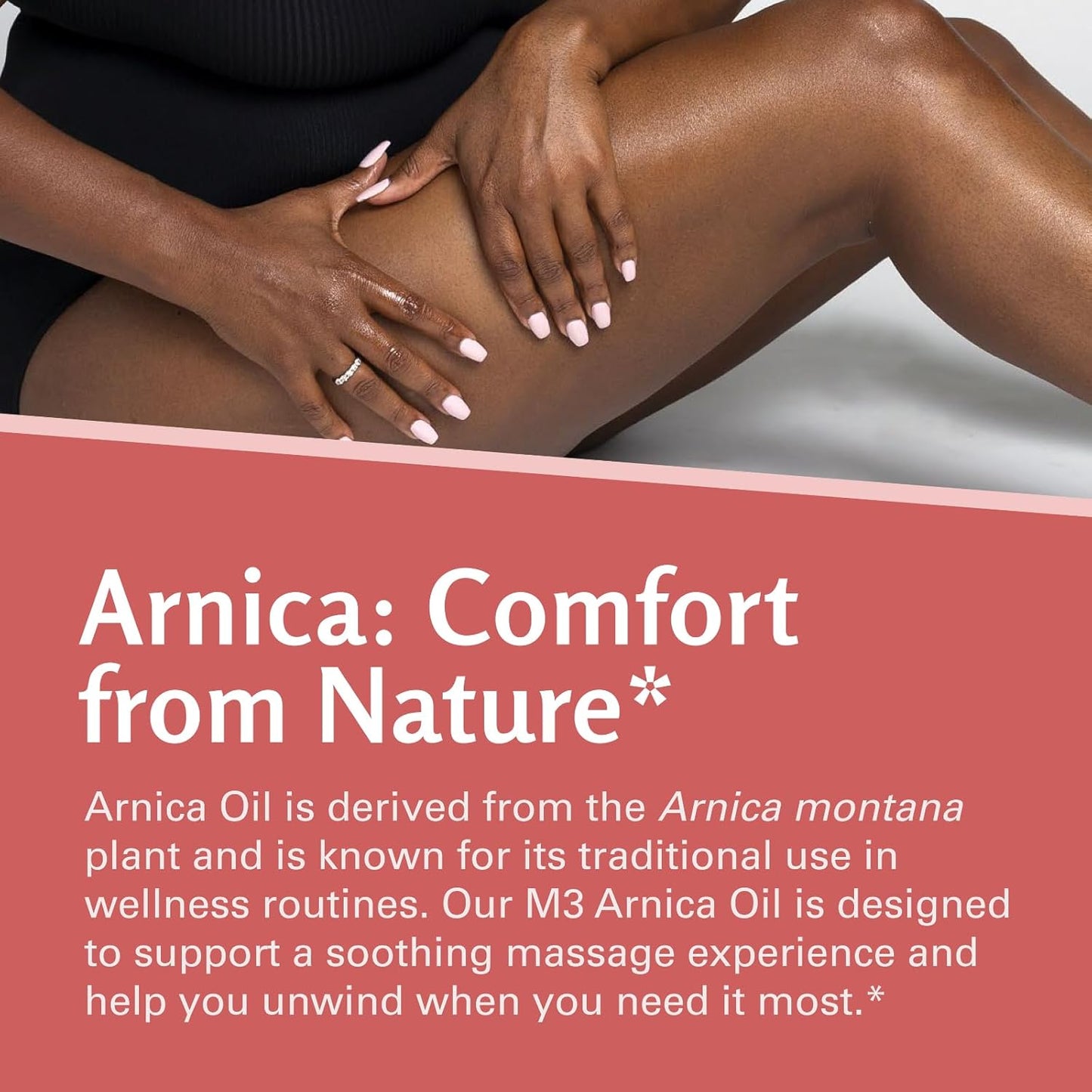 Arnica Sore Muscle Massage Oil with Collagen, Stem Cells, and Menthol, Anti-Cellulite Therapy for Full Body, Fast-Absorbing Multipurpose Treatment