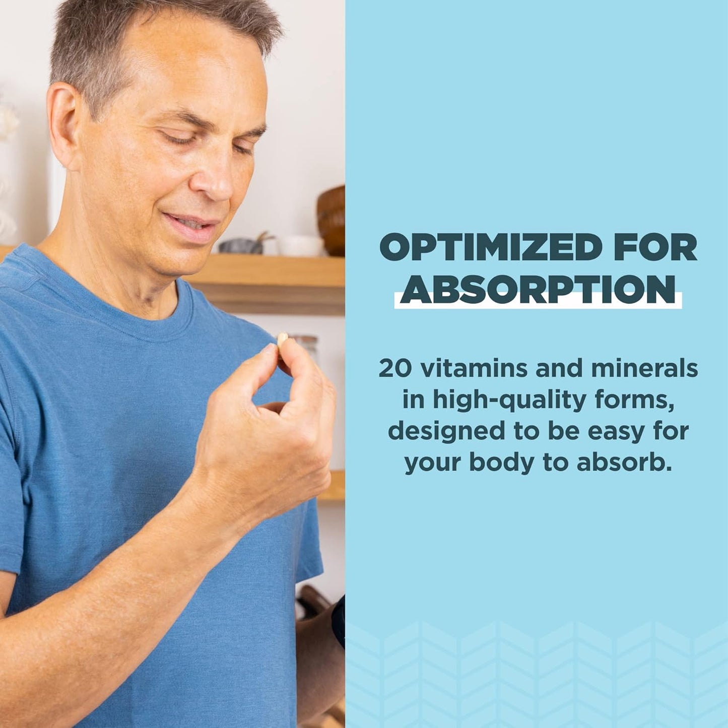 Multivitamin for Men, Ancient Multi Men'S Once Daily Vitamin Supplement 30 Ct, Vitamin A, Vitamin B and Vitamin K2, Fenugreek Seed, Supports Immune System, Paleo and Keto Friendly