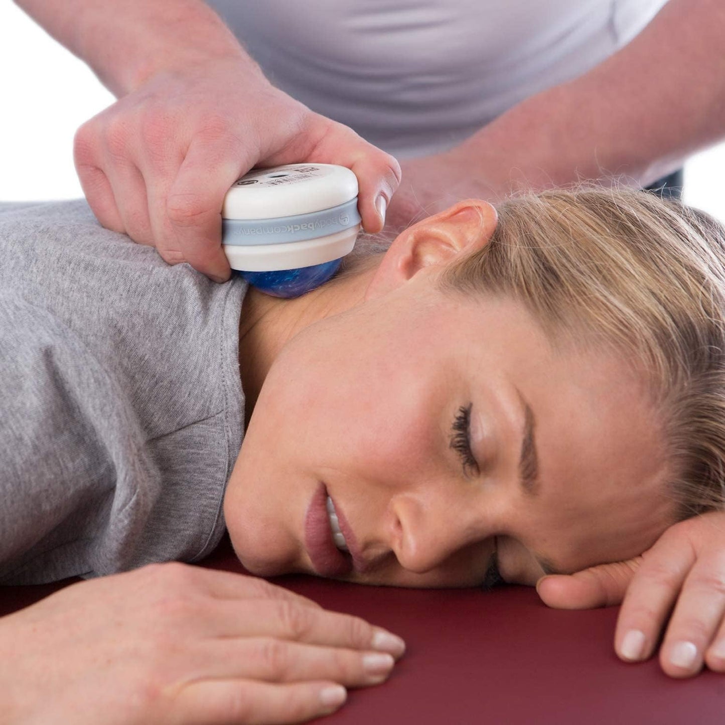 Manual Massage Roller Ball | Deep Tissue Roller & Lacrosse Ball - Hand Held Massager for Sore Muscles & Joint Pain | 360 Degree Mobility Therapy Ball | Ideal for Athletes & Fitness Recovery