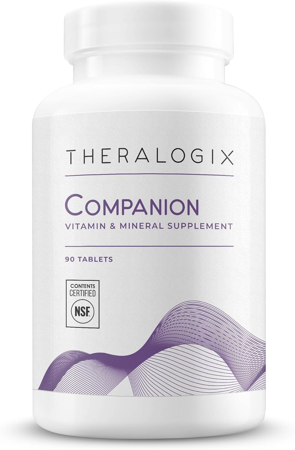 Companion Multivitamin & Mineral Supplement - 90-Day Supply - Supplement for Women & Men without Iron, Vitamin D, or Vitamin K - B Vitamins, Zinc & Magnesium - NSF Certified - 90 Tablets
