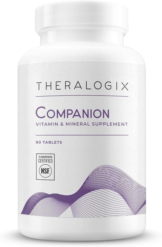 Companion Multivitamin & Mineral Supplement - 90-Day Supply - Supplement for Women & Men without Iron, Vitamin D, or Vitamin K - B Vitamins, Zinc & Magnesium - NSF Certified - 90 Tablets