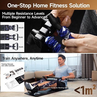 Multi-Function Resistance Bands for Working Out, Push up Exercise Bands Resistance Bands Set for Bench Press Gym Equipment, Home Workout, Travel Portable