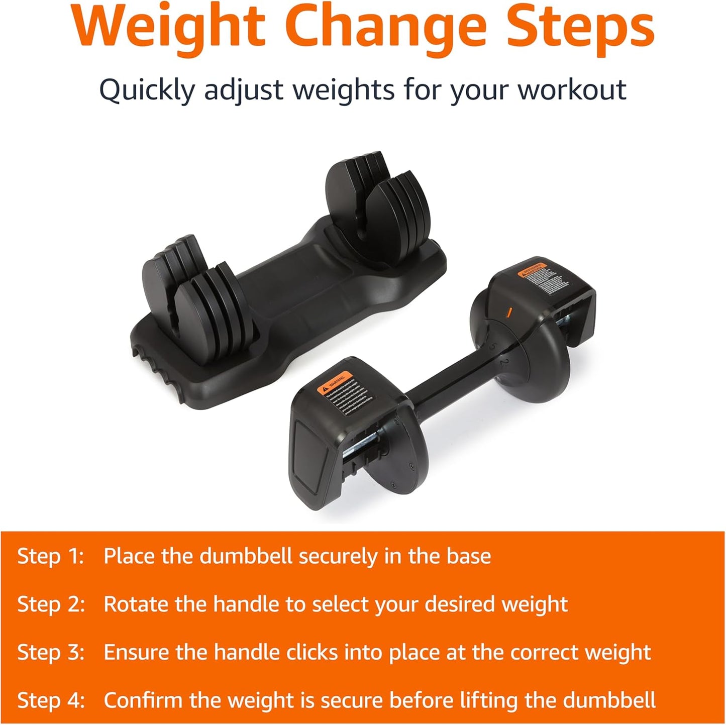 Adjustable Dumbbell, Single Dumbbell