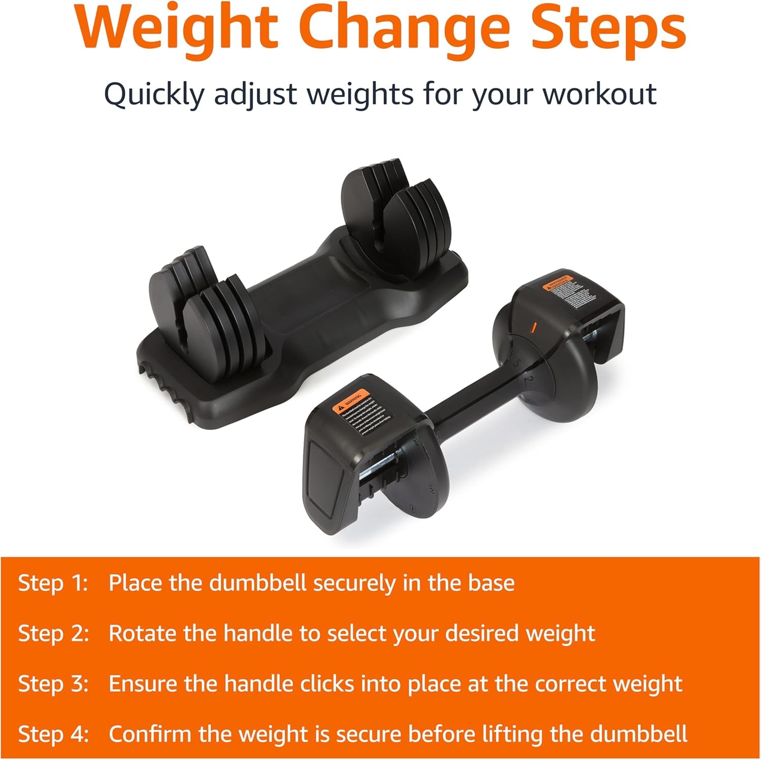 Adjustable Dumbbell, Single Dumbbell