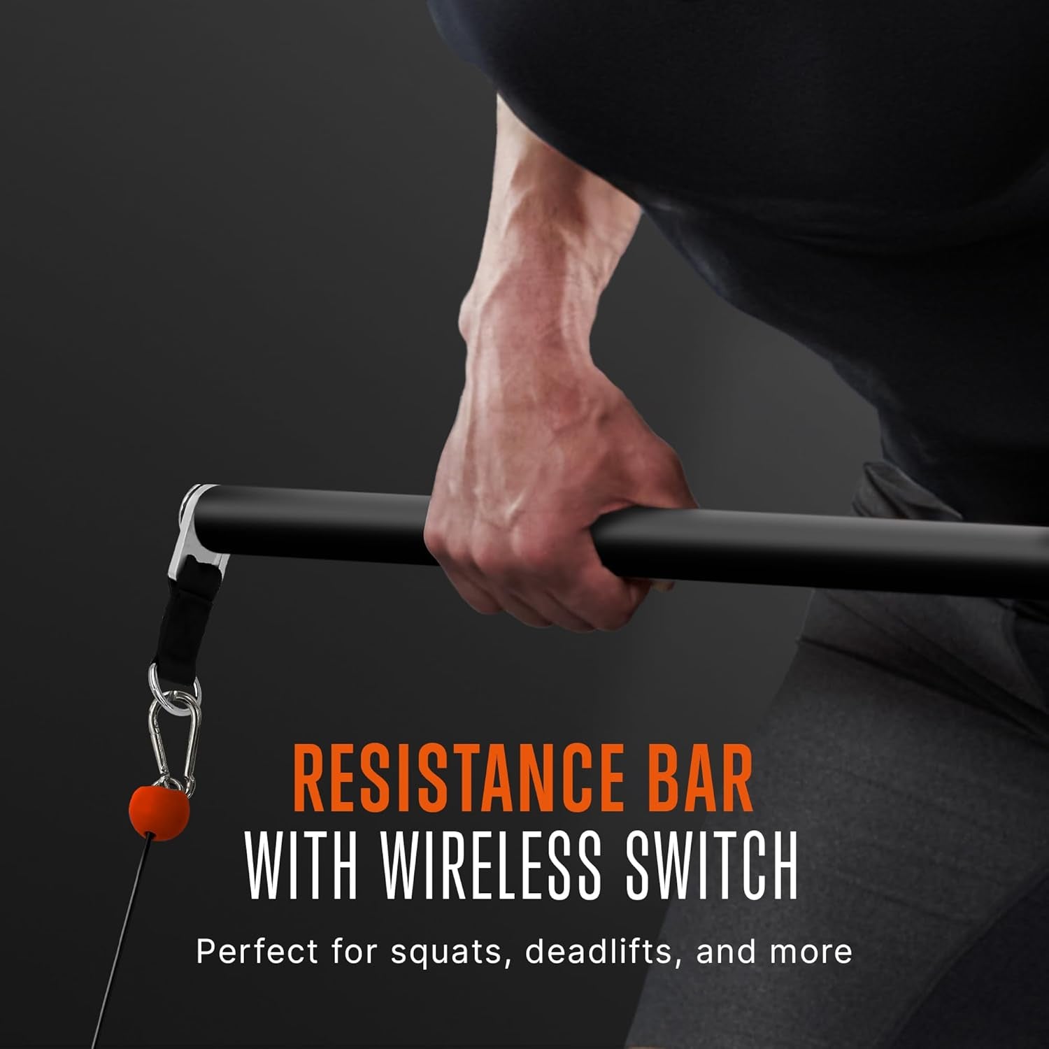 Apollo Board Mini: 150Lb Resistance Smart Cable Machine, Functional Trainer for Full Body Workouts, Full Body Strength, Digital Home Gym Equipment with Free App Includes Accessories, Orange
