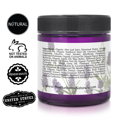 Relax Therapeutic Massage Lotion – All Natural Enriched with Lavender & Peppermint Essential Oils Perfect for Massage Therapy - Massage Cream for Full Body Massage -  8Oz