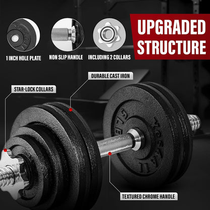 Dumbbell Adjustable - 200Lbs