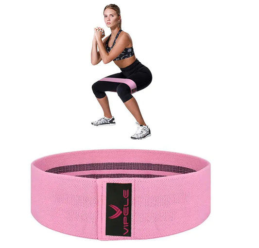 VIPELE Hip Resistance Band Circle Loop Workout Warmups Squats Mobility Stretching Hips Glutes Quad Hams Activation Strength for Crossfit Training Powerlifting (Small Light Resistance)