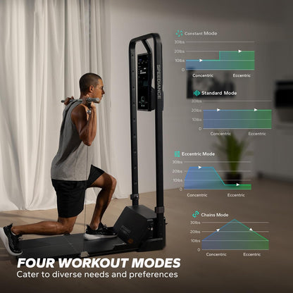 Gym Monster Smart Home Gym, Multifunctional Strength Training Machine, Smith Machine Power Cage Workout Station, Squat Rack Cable Machine, Full Body Fitness Equipment for Home Workout