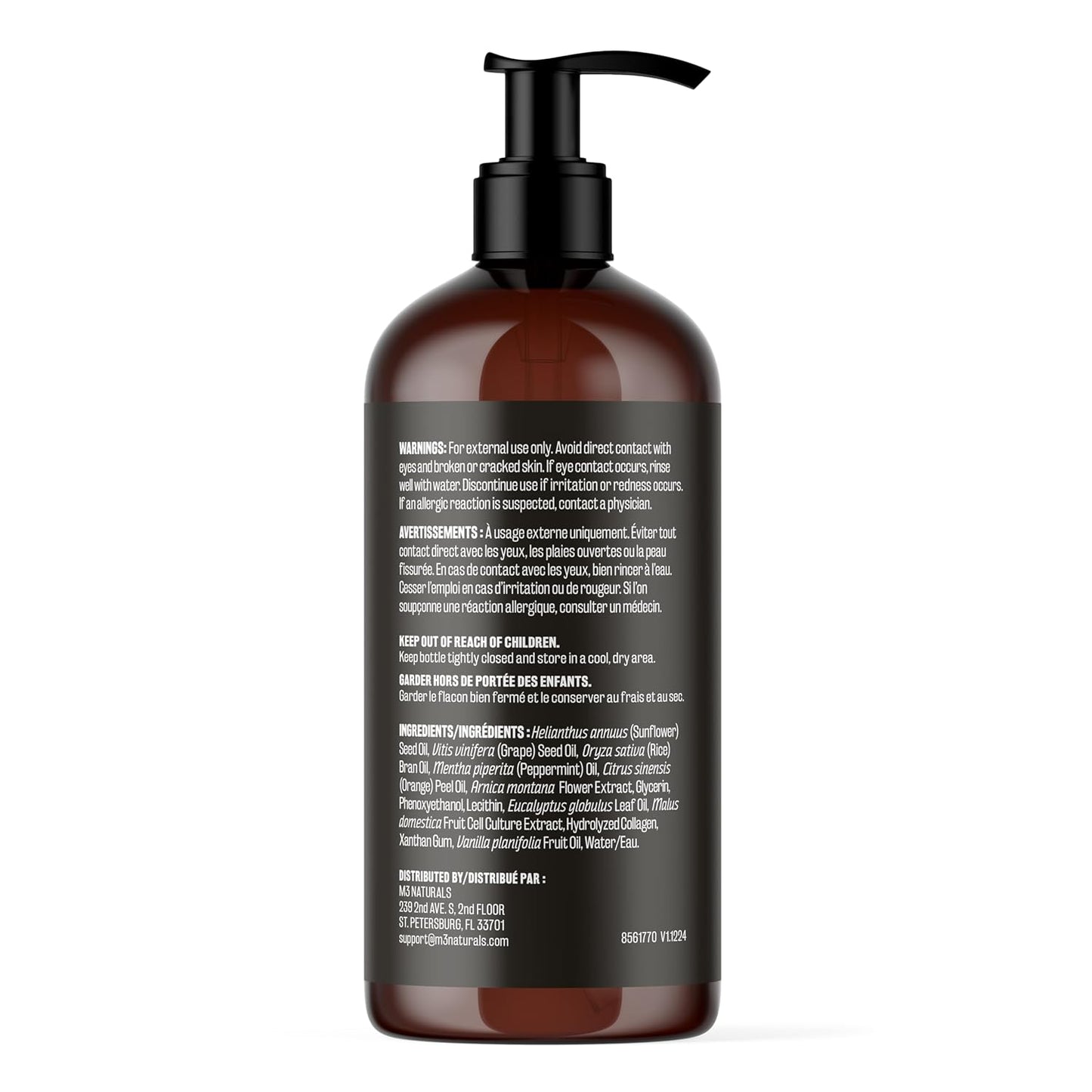 Arnica Sore Muscle Massage Oil with Collagen, Stem Cells, and Menthol, Anti-Cellulite Therapy for Full Body, Fast-Absorbing Multipurpose Treatment