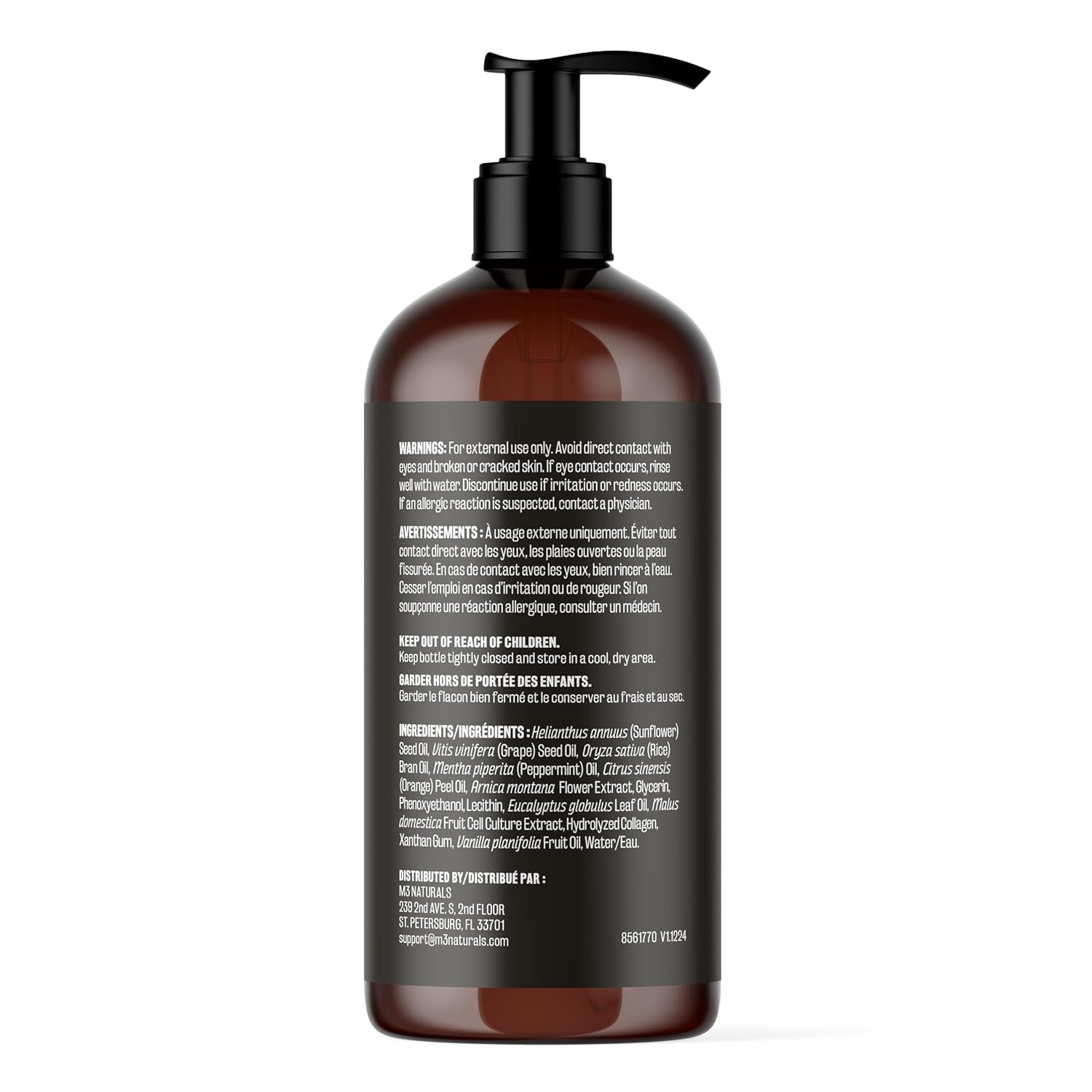 Arnica Sore Muscle Massage Oil with Collagen, Stem Cells, and Menthol, Anti-Cellulite Therapy for Full Body, Fast-Absorbing Multipurpose Treatment