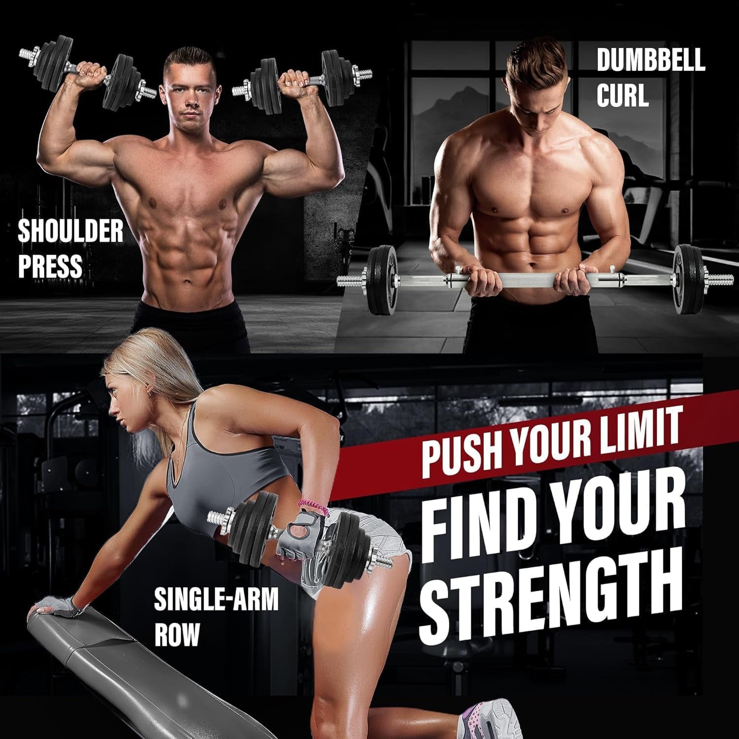 Dumbbell Adjustable - 200Lbs