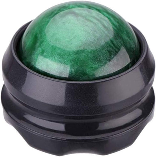 Manual Massage Ball Pain Relief Back Roller Massager Self Massage Therapy and Relax Full Body Tools for Sore Muscle Joint Pain Essential Oils or Lotion Relax (Green)
