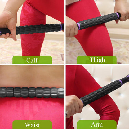 Muscle Roller Massage Roller Stick for Athletes, Help Reducing Muscle Soreness Cramping Tightness Leg Arms Back Calves Muscle Massager