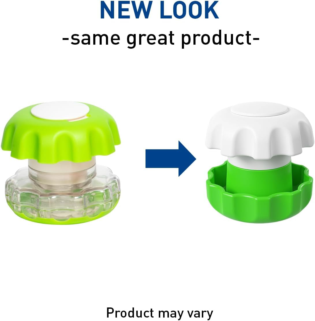 Pill Crusher, Cutter and Grinder, Daily Usage, Safely Cut Pills, Vitamins, Tablets, Accurate and Easy Cuttings, Stainless Steel Blade, Storage Compartment, Colors May Vary, Large, BPA Free