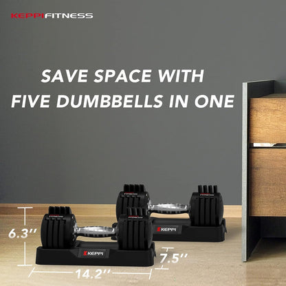 Adjustable Dumbbells Set, 25Lb/40Lb/55Lb/60Lb Dumbbells with Anti-Slip Metal Handle for Exercise & Fitness Fast Adjust Weight for Full Body Workout Fitness