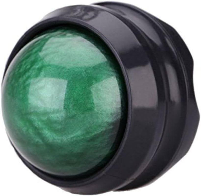 Manual Massage Ball Pain Relief Back Roller Massager Self Massage Therapy and Relax Full Body Tools for Sore Muscle Joint Pain Essential Oils or Lotion Relax (Green)