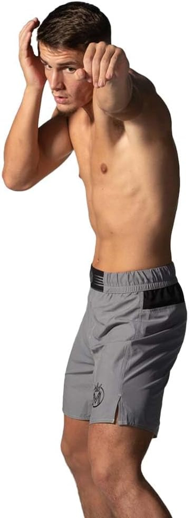 MMA Shorts & BJJ Shorts Men, UFC Grappling Fight Shorts for Boxing, Kickboxing, Muay Thai 7" Cross Training Workout