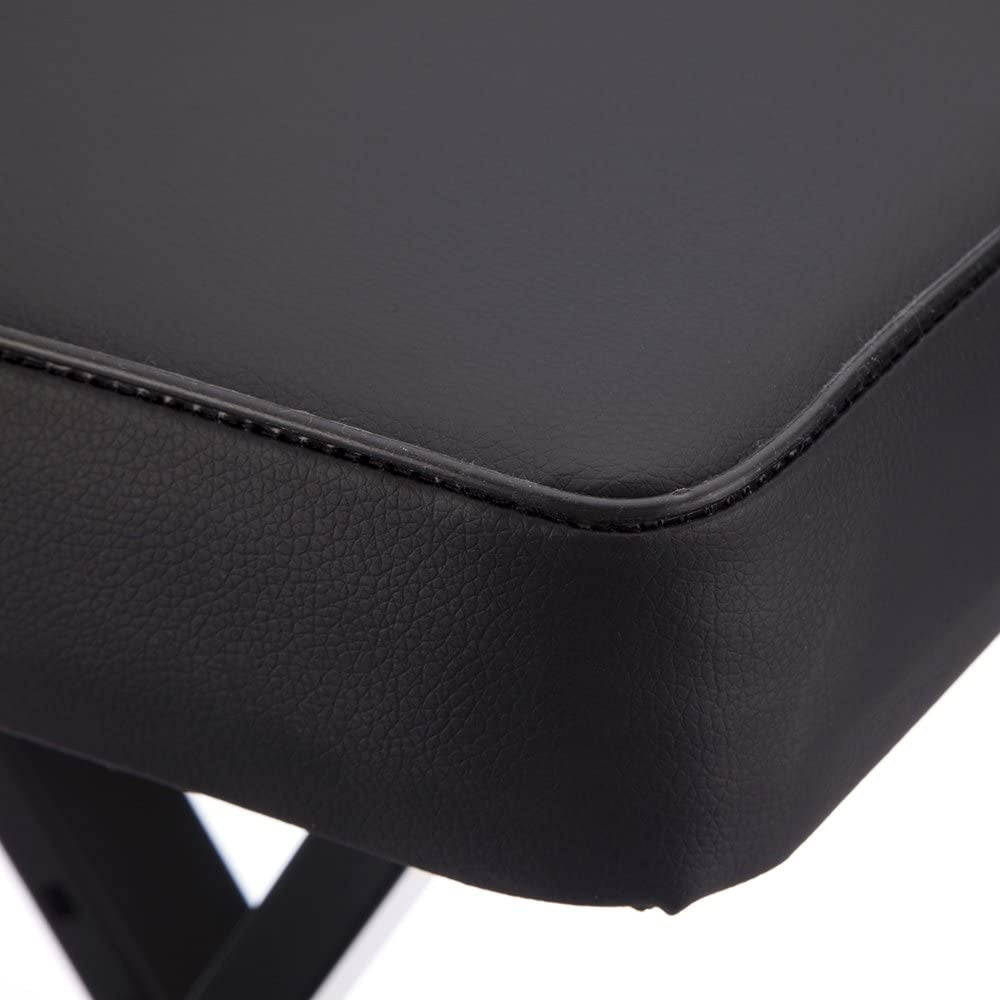 KB100 Adjustable Padded Keyboard Bench, X-Style, Black