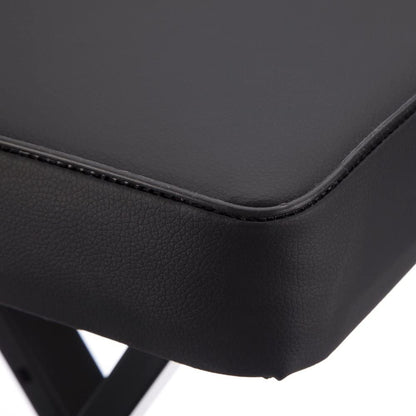 KB100 Adjustable Padded Keyboard Bench, X-Style, Black