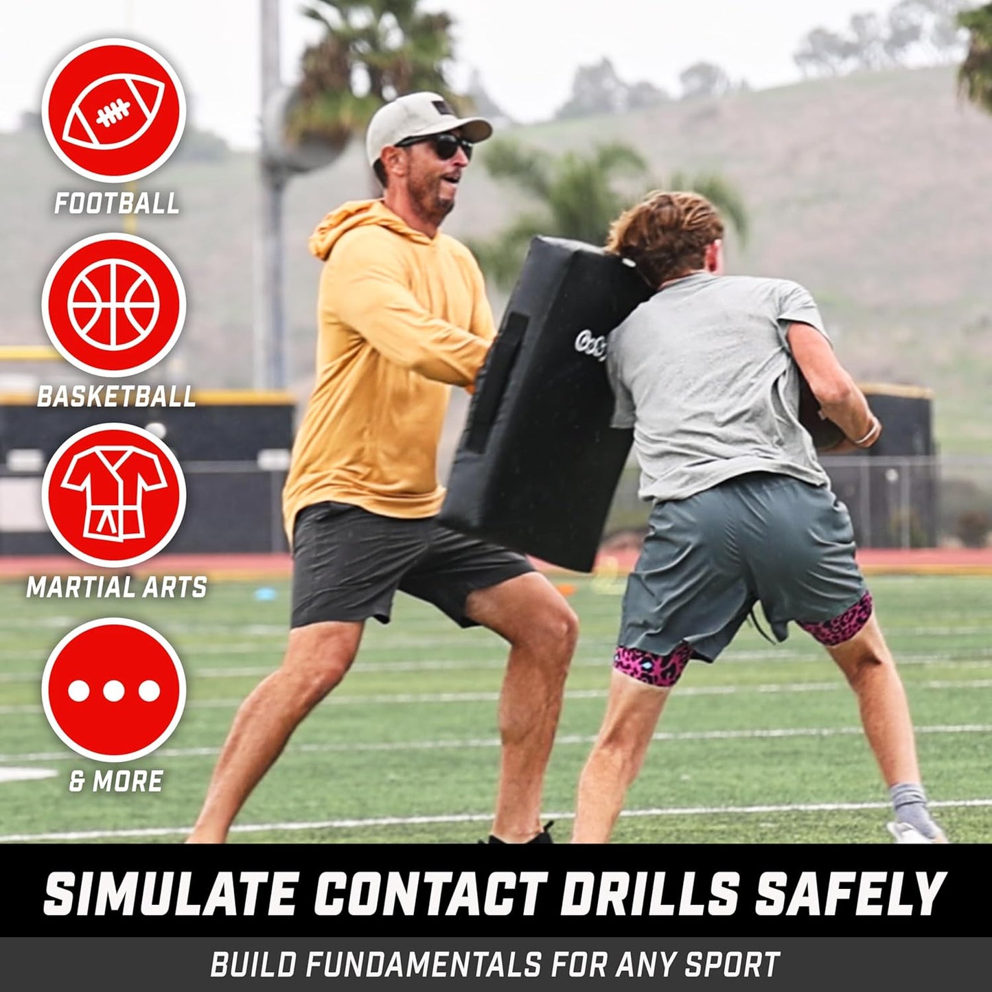 Premium Blocking Pads – Multisport Training Equipment for Football, Basketball, Lacrosse, & Martial Arts – Tackling Dummies & Kick Pads