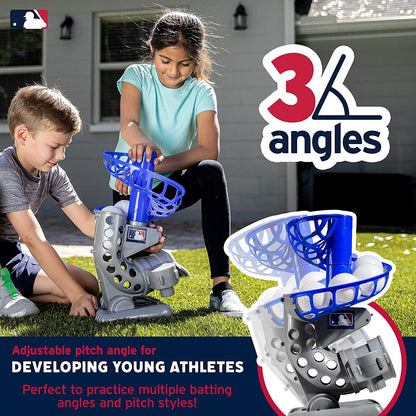 Electronic Baseball Pitching Machine - Automatic Youth Pitching Machine with (6) Plastic Baseballs Included -Youth Baseball Pitcher