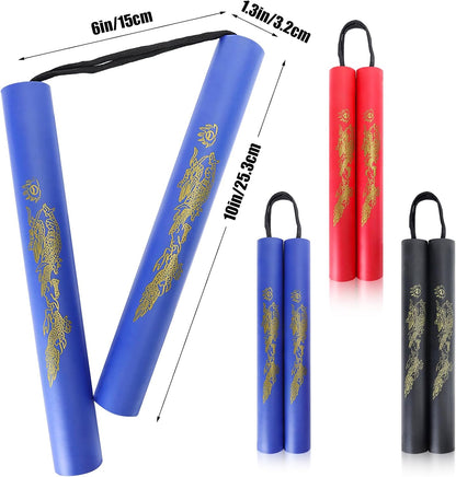 Foam Rubber Training Sticks, Martial Art Sticks for Kids & Beginners Practice and Training
