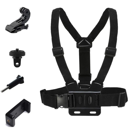 Yoogeer Adjustable Cellphone Selfie Chest Mount Harness Strap with Cell Phone Clip Holder for iPhone 14 13 12 11 Pro Max Xs XR Max X 8 7 6 +