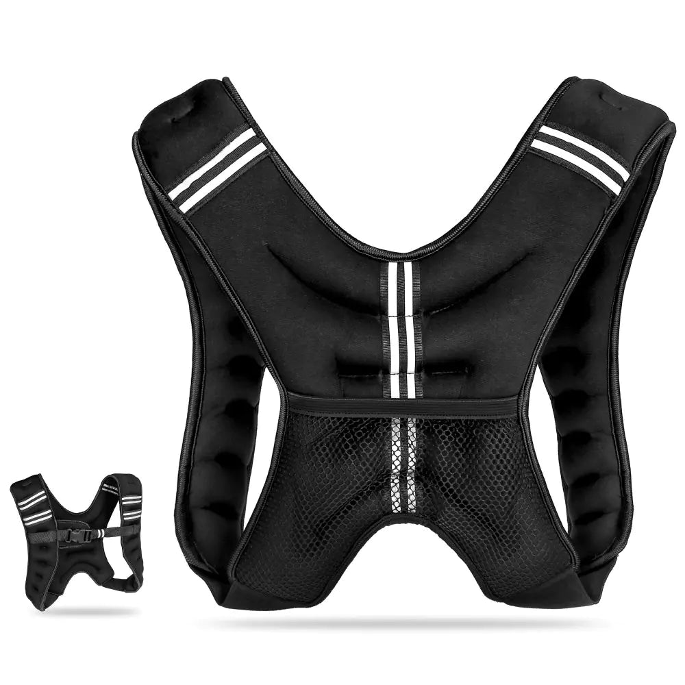 JBM Weighted Vest Weight Vest Neopren Quality Sand Filling Soft for Workout Crossfit Fitness Strength Training Gym Walking Running Cardio Weight Loss Muscle Building (12 LB)